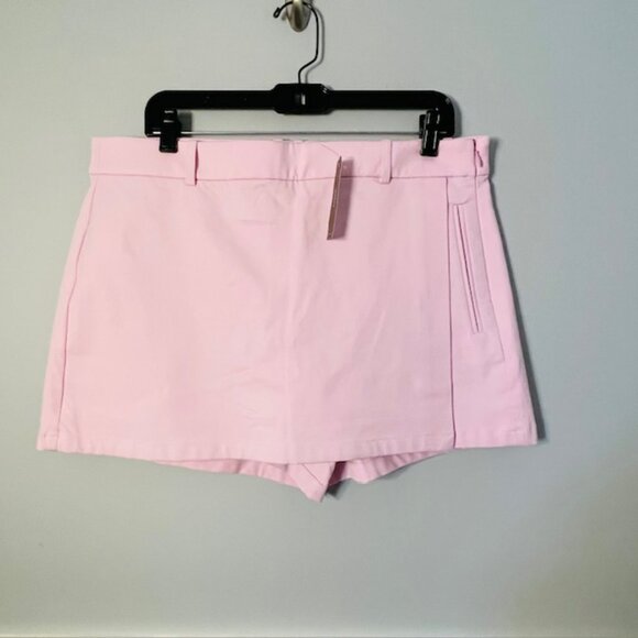 J. Crew Mini Skort Stretch Cotton Blend Pink New NWT 14 - Picture 2 of 8